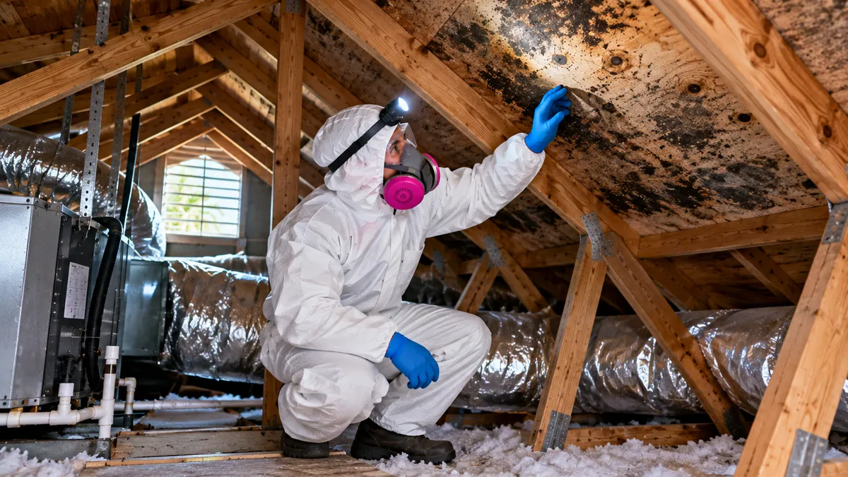Attic Mold Removal in Wellington
