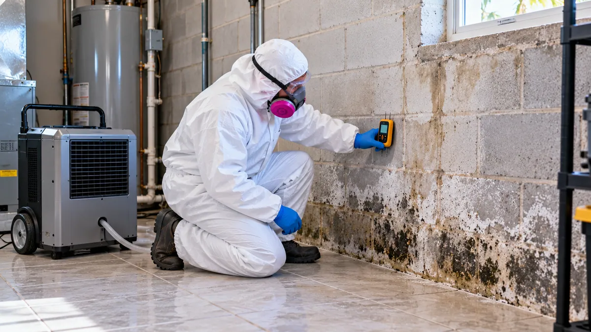 Basement Mold Removal in Wellington