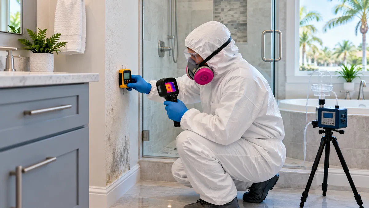 Mold Inspection and Testing in Wellington
